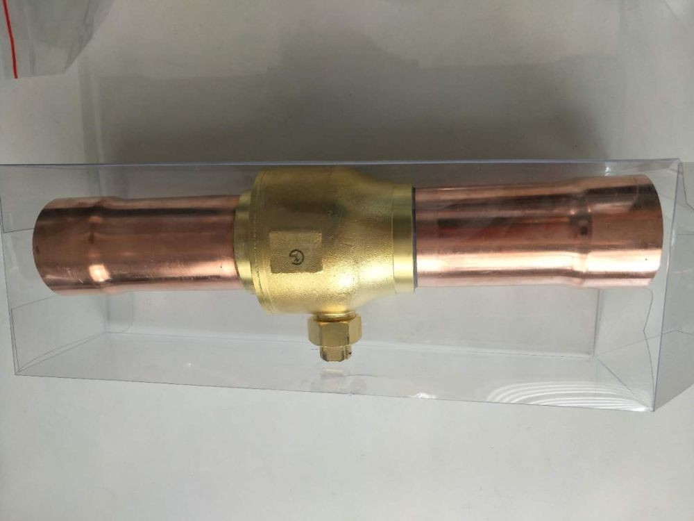 Válvula de bolas de refrigeración 1/4 pulida para enfriamiento