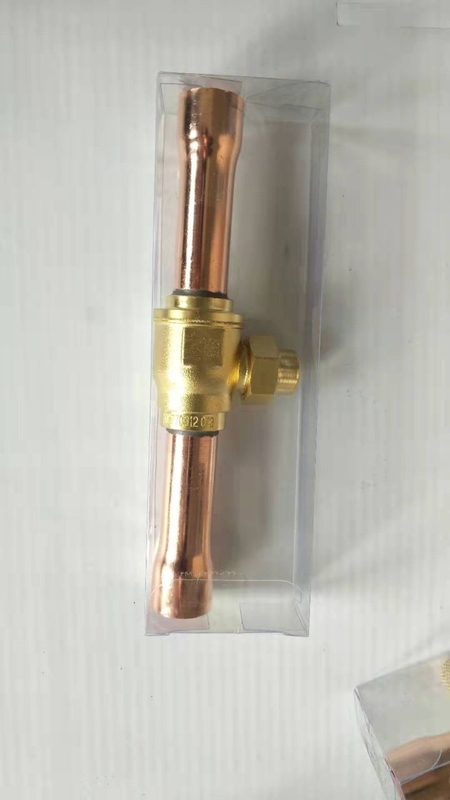 Válvula de bolas de refrigeración 1/4 pulida para enfriamiento