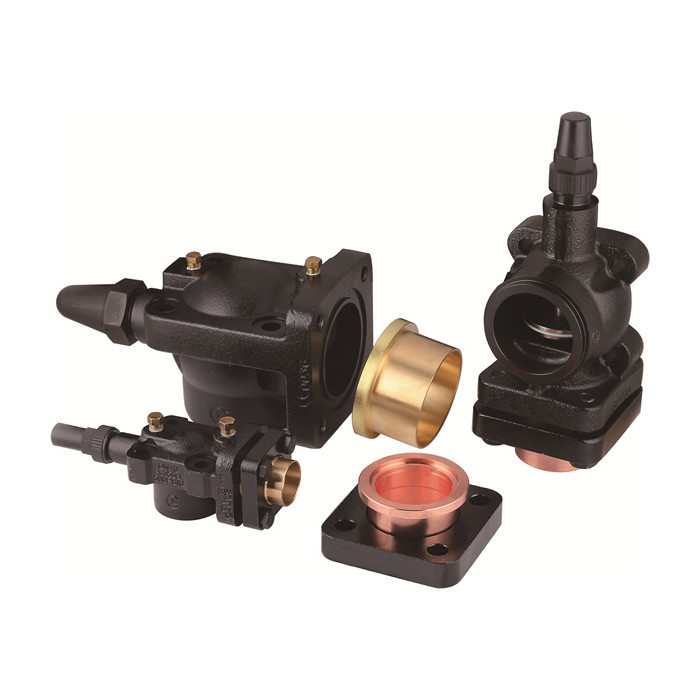 DN6  DN80 Sistema central de CA con válvula de apagado Resistente a bajas temperaturas para sistemas de refrigeración a gran escala