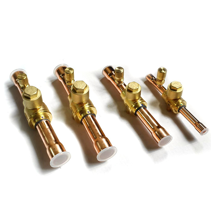 DN4-DN100 DN Presión 7/8 válvula de refrigeración de bolas para refrigerantes CFC HCFC HFC