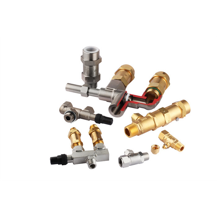 CFC HCFC HFC válvula de alivio de presión del refrigerante para la refrigeración 0,3 ∼ 4,5 MPa