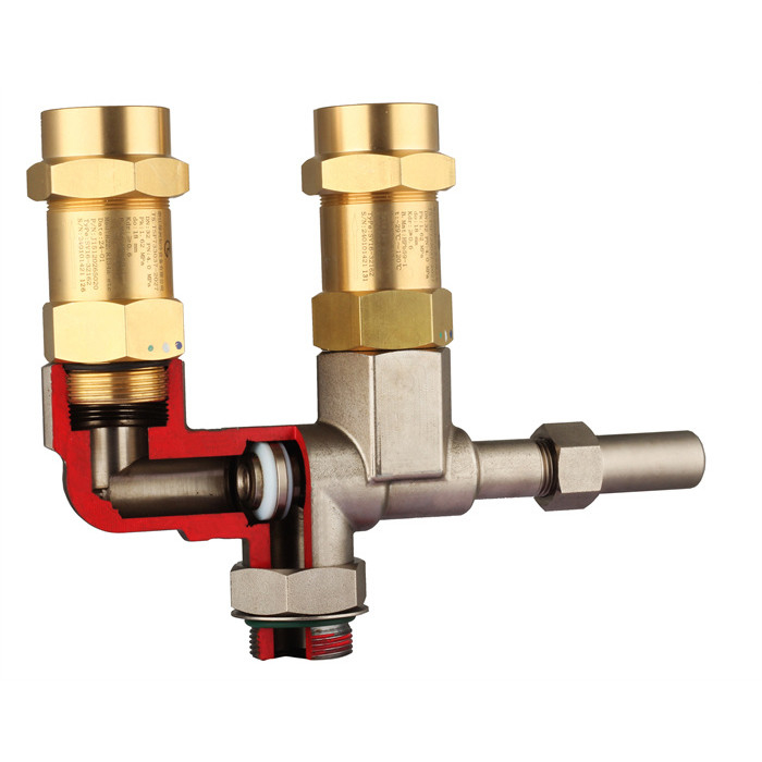 Válvula de alivio de seguridad con rango de temperatura -29.C~140.C y presión de ajuste 0.3~4.5MPa Certificado CE