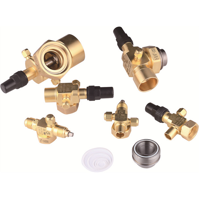 DN4~DN50 válvula de rotolock para sistemas de aire acondicionado y enfriador con presión de 0~4,5 MPa