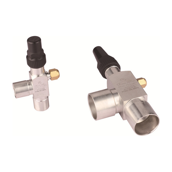 9.5MPa válvula de ángulo de soldadura de presión hidráulica para fluidos CFC HCFC HFC R717