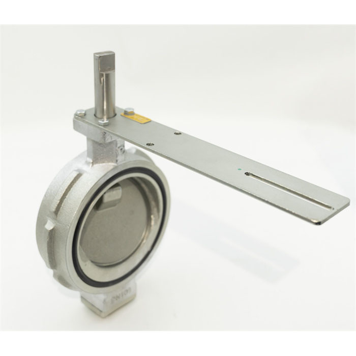 Clase de protección IP67 Valva mariposa de refrigeración para CFC HCFC HFC DN40  DN300 Tamaño