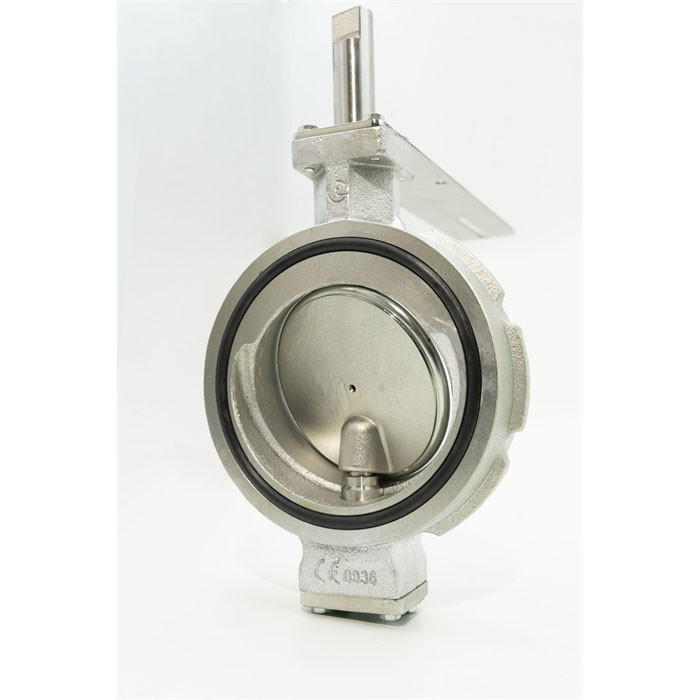 Clase de protección IP67 Valva mariposa de refrigeración para CFC HCFC HFC DN40  DN300 Tamaño