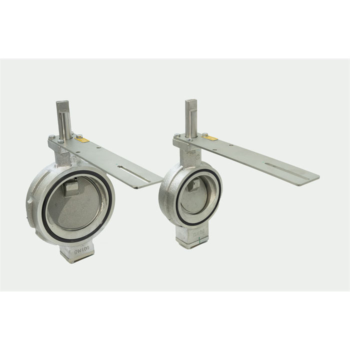 Clase de protección IP67 Valva mariposa de refrigeración para CFC HCFC HFC DN40  DN300 Tamaño