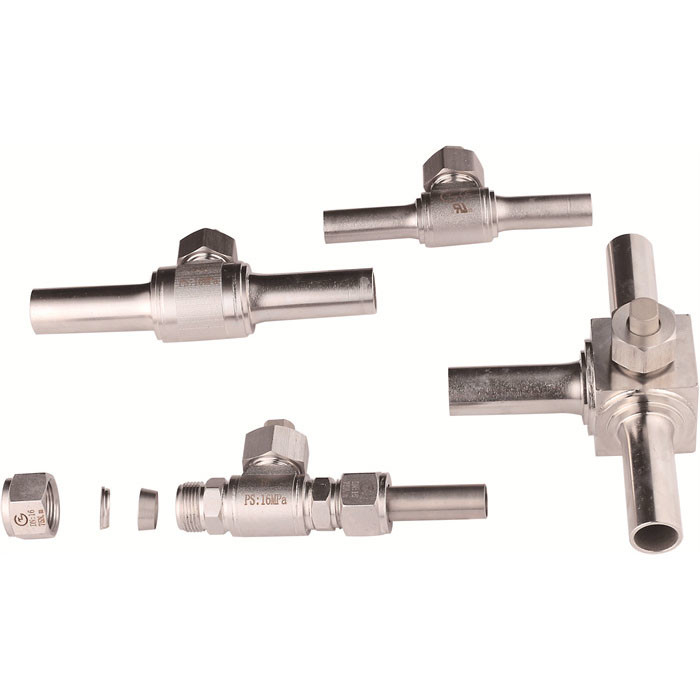 DN4  DN40 válvula de bolas de CO2 para rango de temperatura de -40 °C  140 °C en aplicaciones industriales