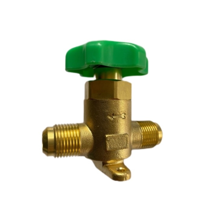 Fácil de instalar válvula de mano de refrigeración resistente a la temperatura para CFC HCFC HFC R22 R410a R134a