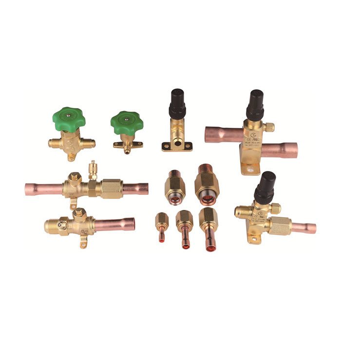 Fittings para mangueras de refrigerantes libres de fugas CFC HCFC HFC para mangueras de la unidad de refrigeración de flúor -29°C+80°C