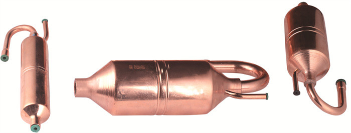 DN10  DN80 Filtro de secador de refrigerante Elemento de filtro personalizable para CFC HCFC HFC POE Aceite CE certificado