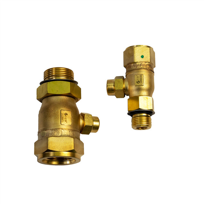 CFC HCFC HFC válvula de desconexión de 3 vías para refrigeración Rango de temperatura -29°C+140°C