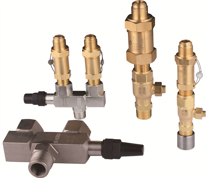 CFC HCFC HFC válvula de desconexión de 3 vías para refrigeración Rango de temperatura -29°C+140°C